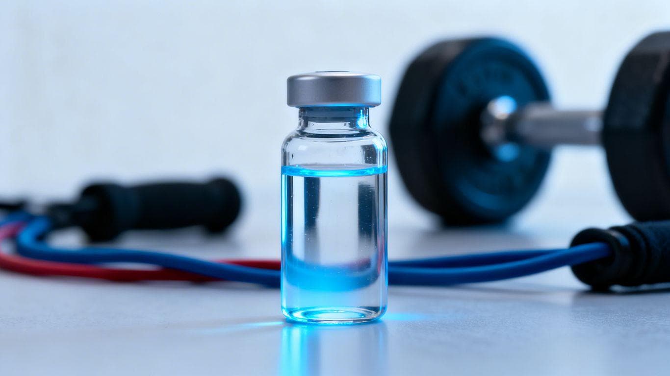 Peptide TB-500 vial for enhanced recovery.