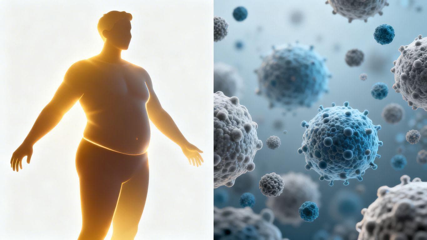 Retatrutide's dual impact on obesity and cancer.