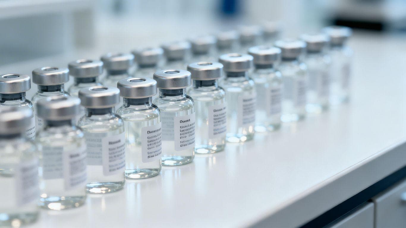 Vials of high-quality peptides for sale online.