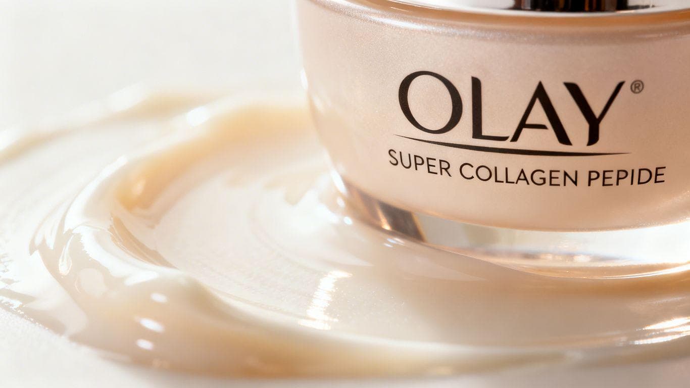 Olay Super Collagen Peptide formulas for firmer, lifted skin.