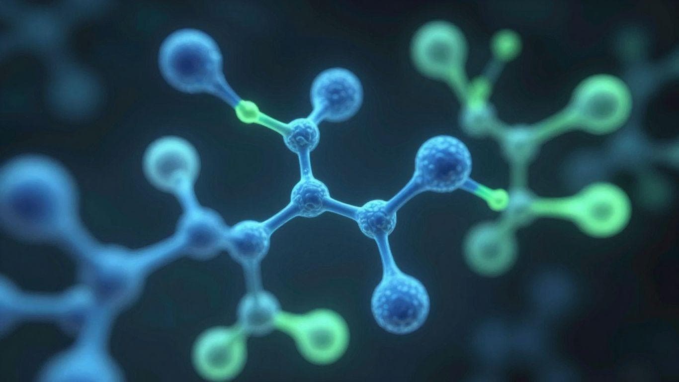 Stylized peptide molecule, medical research, advanced medicine